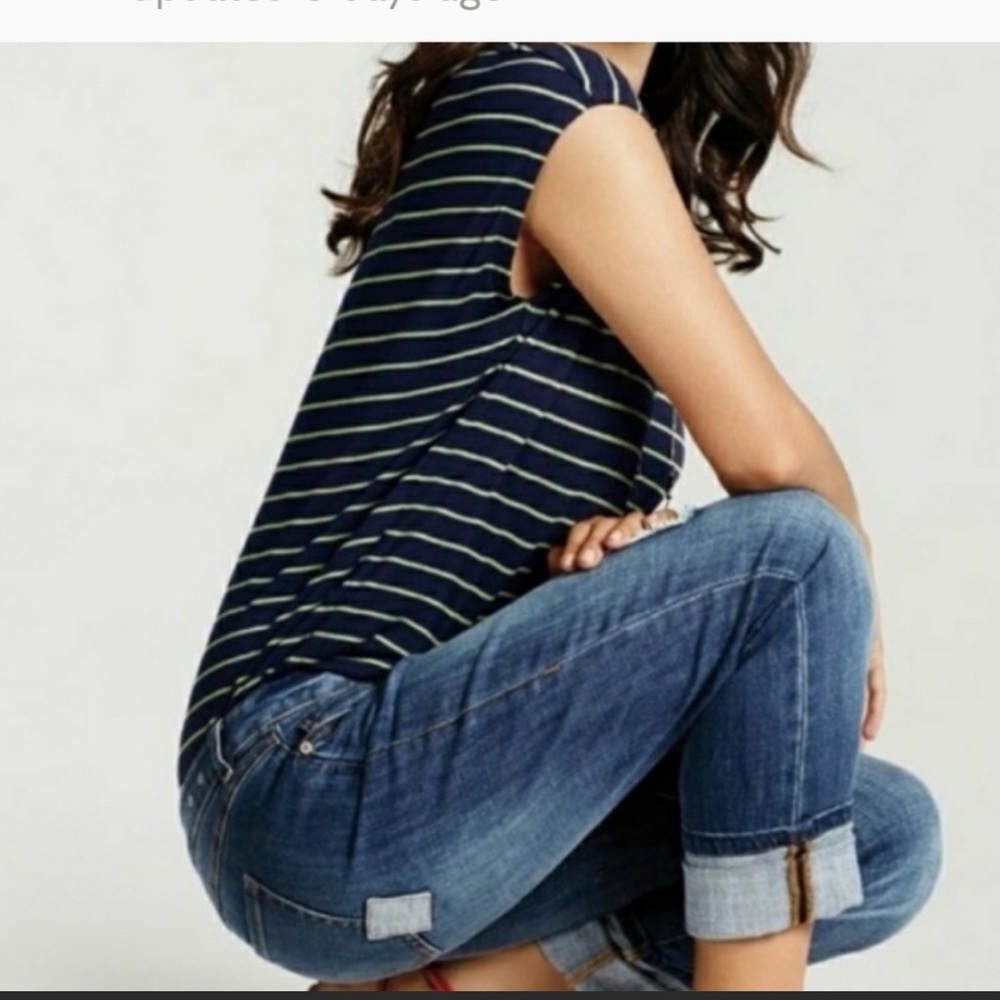 CAbi 5333 Ibiza Tee, Navy/green